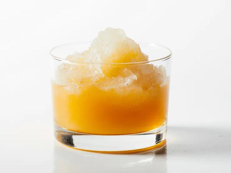 Orange juice, frozen concentrate, unsweetened, undiluted, with added calcium