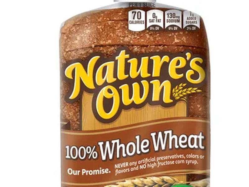 Bread, 100% Whole Wheat, Small Loaf