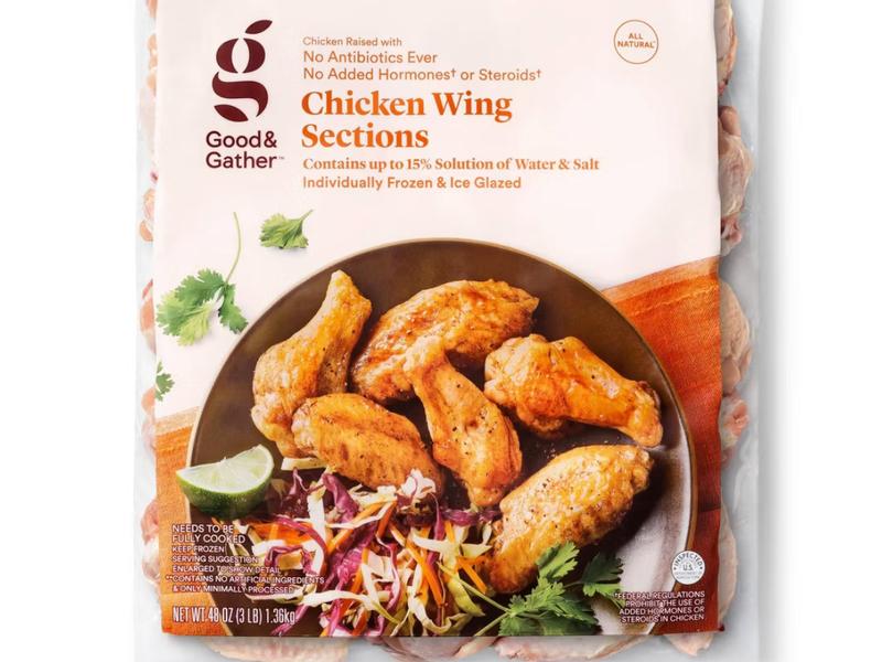 Natural Flavoring Chicken Wing Sections