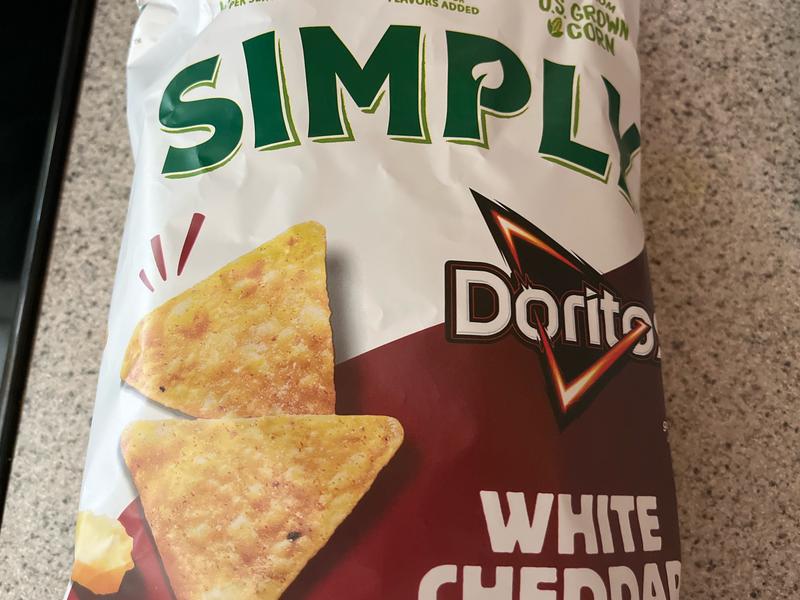 Tortilla Chips, White Cheddar Nacho, Doritos