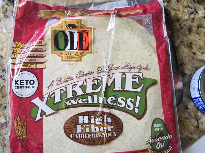 Xtreme Wellness! High Fiber Carb Friendly Tortilla Wraps