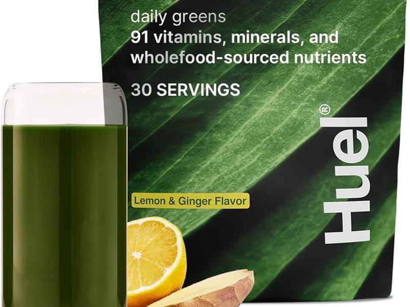 Lemon & Ginger Flavor Daily Greens Wholefood Dietary Supplement