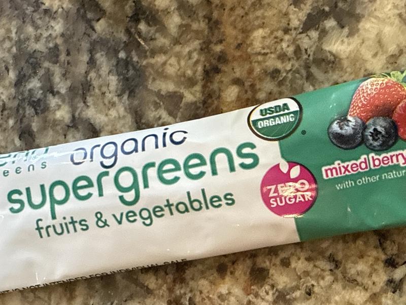 Organic Fruits & Vegetables Supergreens