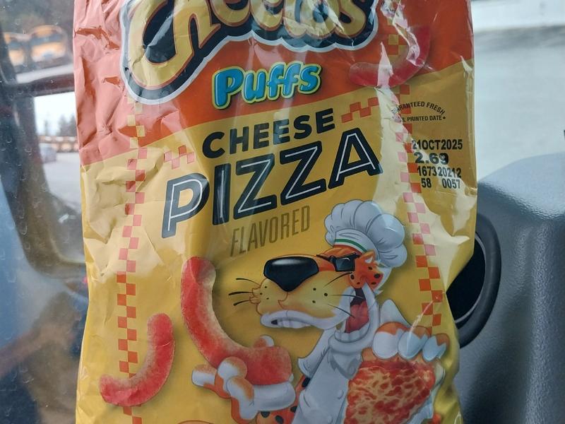 Cheese Flavored Snacks, Cheese Pizza, Puffs