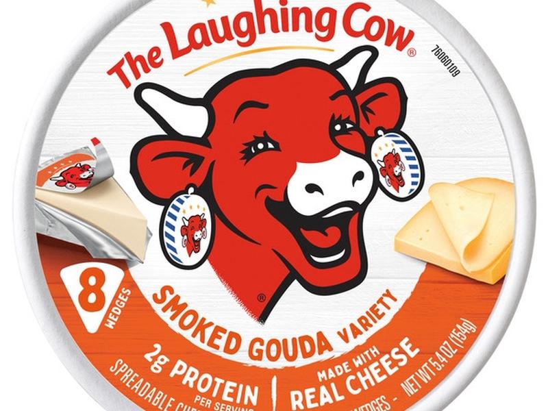 Cheese Wedges, Spreadable, Creamy Smoked Gouda Variety