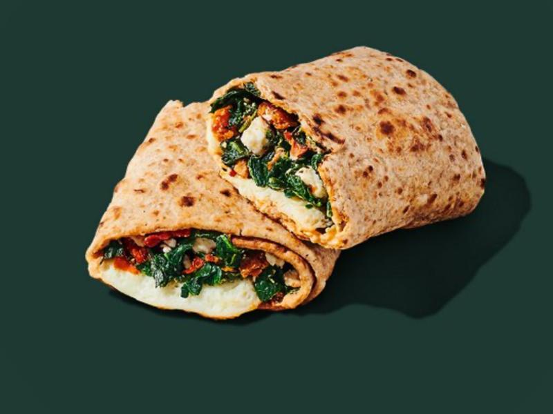 Spinach, Feta & Egg White Wrap