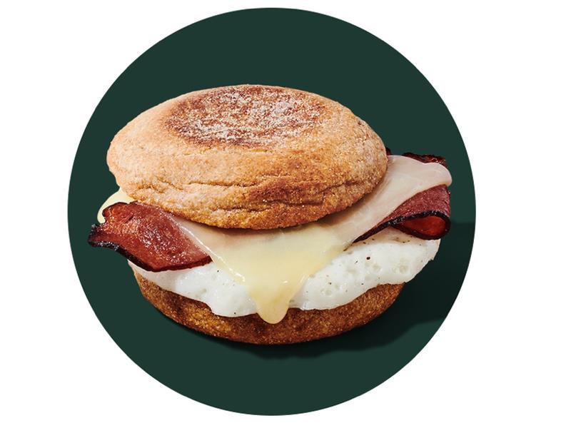 Turkey Bacon, Cheddar & Egg White Sandwich