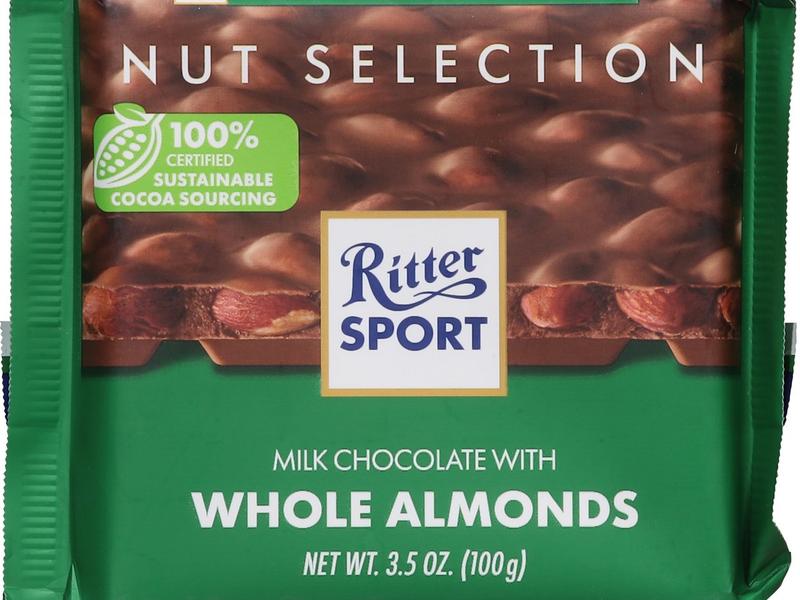 Milk Chocolate, with Whole Almonds, Nut Selection