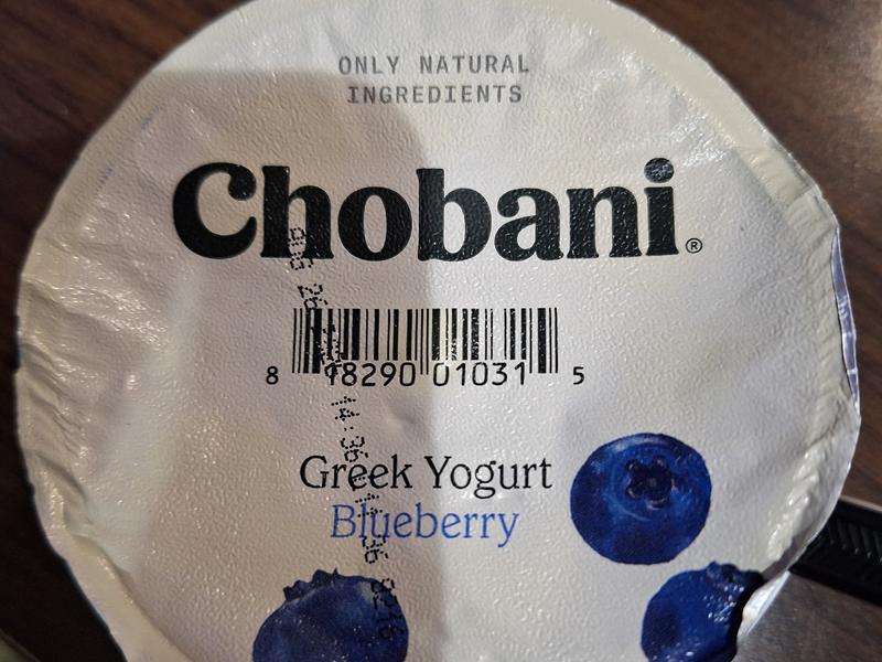 Blueberry Greek Yogurt