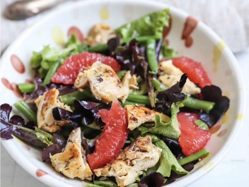 Green Bean, Chicken & Grapefruit Salad