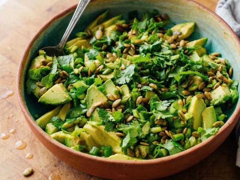 Fresh Herbed Avocado Salad