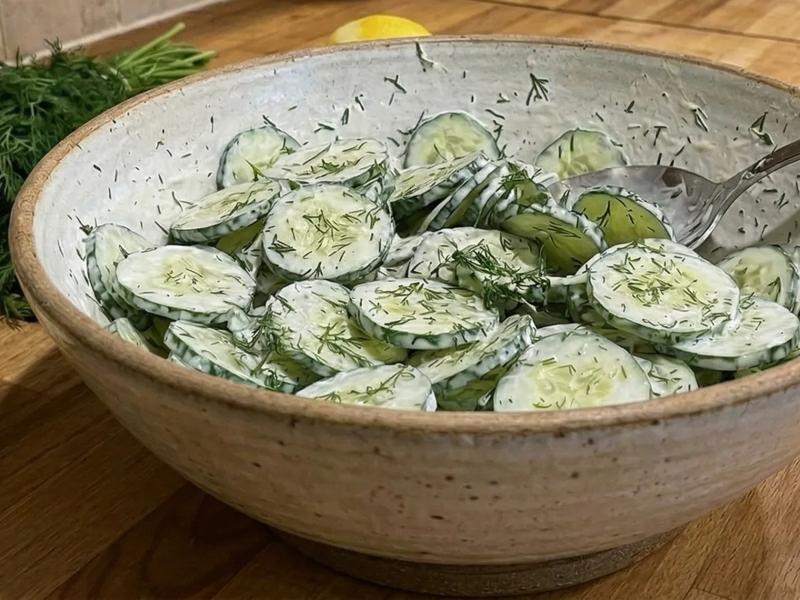 Easy Lemon-Dill Cucumbers