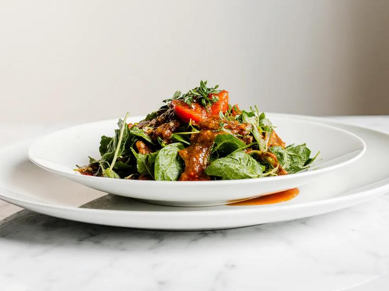 Mixed Greens with Tomato Herb Dressing