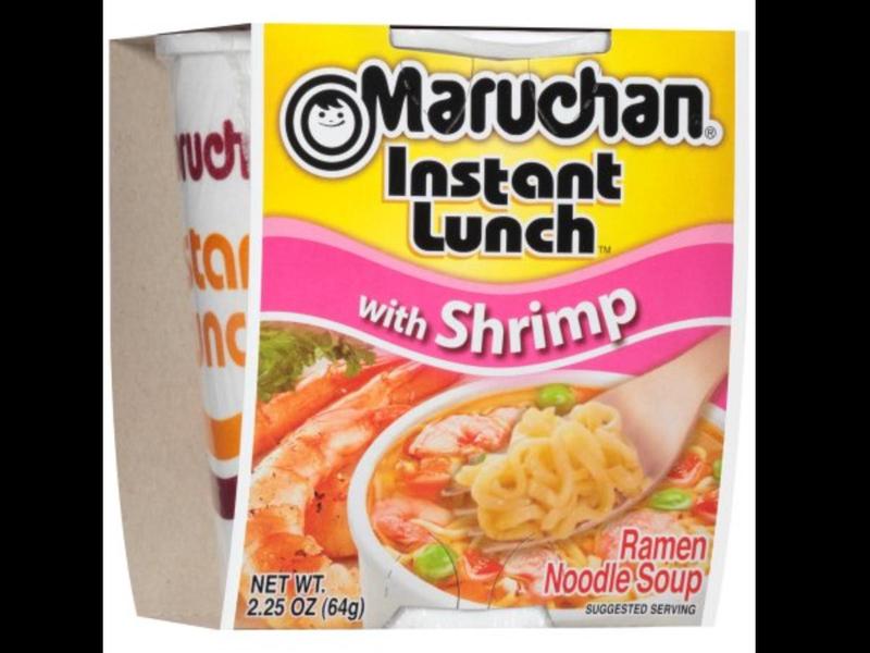 Maruchan, Instant Lunch, Ramen Noodles With Vegetables, Shrimp