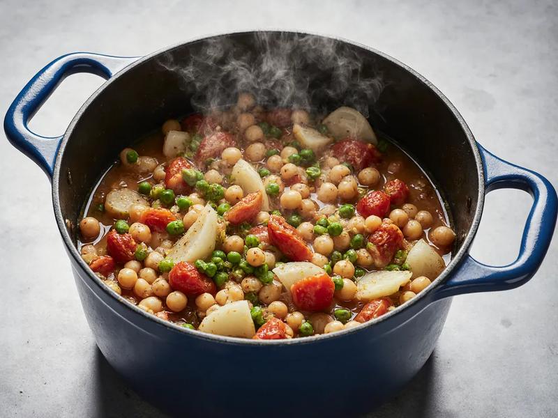 Garbanzos with Fennel