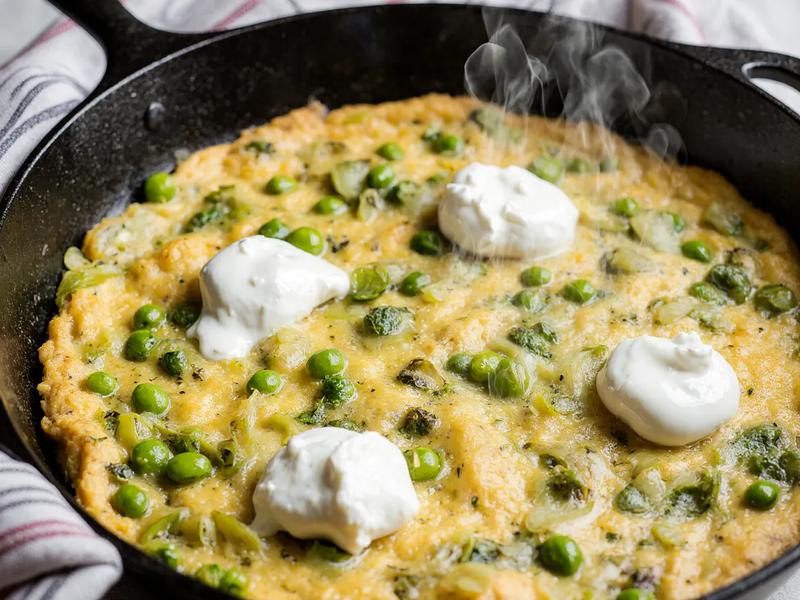 Spring Pea Frittata