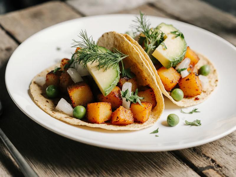Vegan Potato Tacos