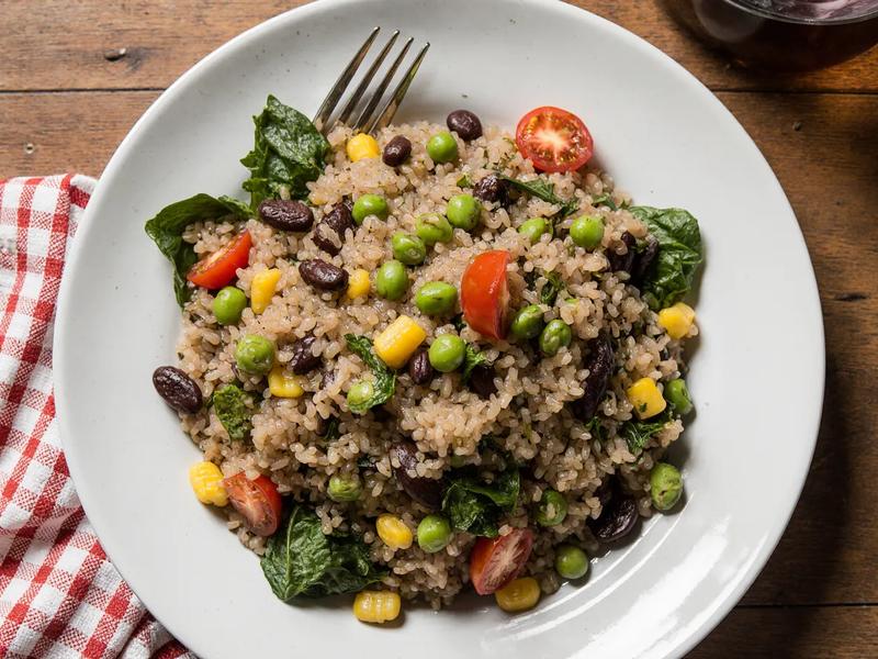 Brown Rice and Black Bean Salad