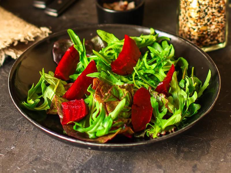 Arugula and Beet Salad with Balsamic Vinaigrette