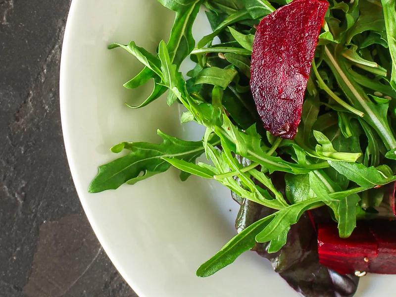 Roasted Beet and Arugula Salad