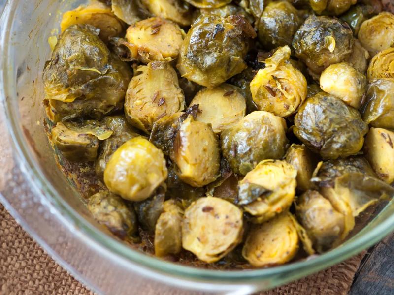 Curried Brussels Sprouts