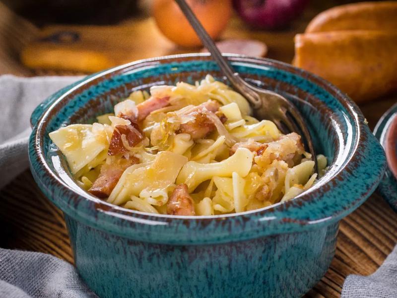 Sautéed Cabbage and Sausage