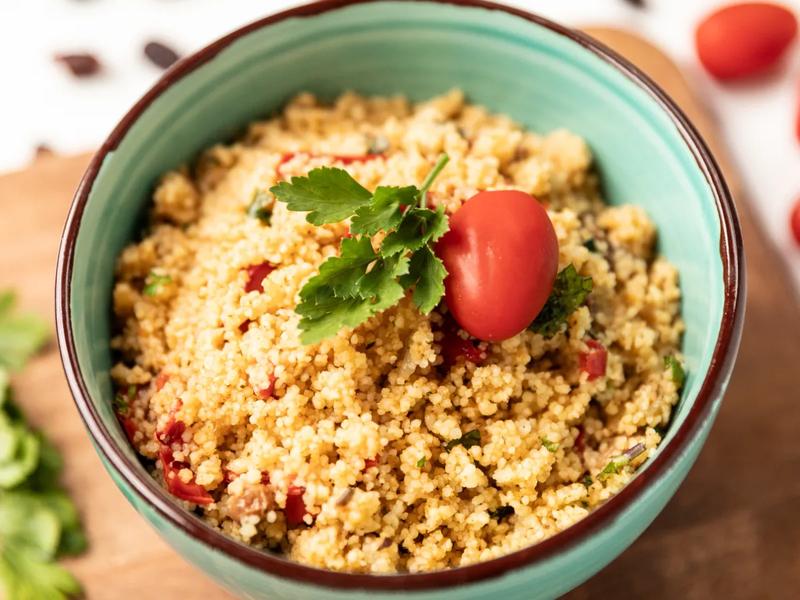 Couscous with Sun-Dried Tomatoes and Parmesan