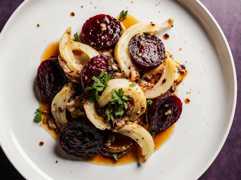 Roasted Beet and Fennel Salad