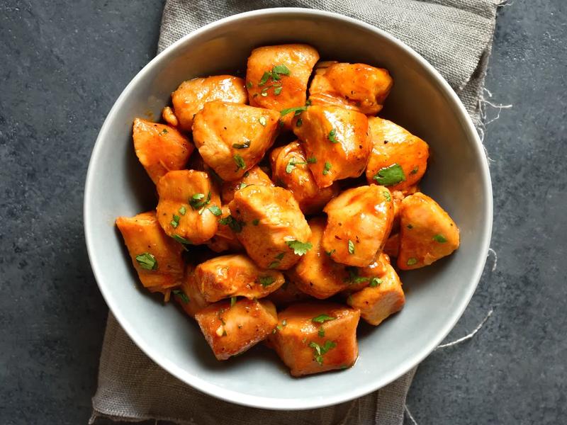 Curried Chicken with Yogurt Sauce