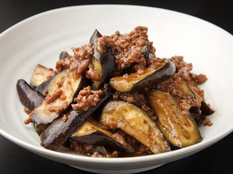 Stir-Fried Beef and Eggplant