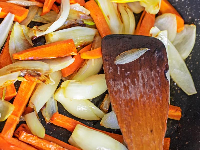 Sautéed Carrots and Onions with Rosemary
