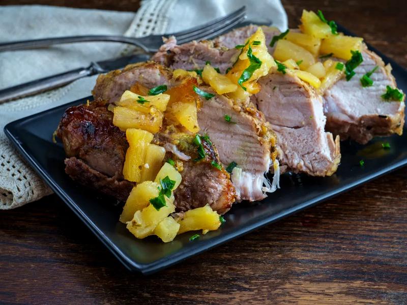 Grilled Pork Tenderloin with Pineapple Salsa