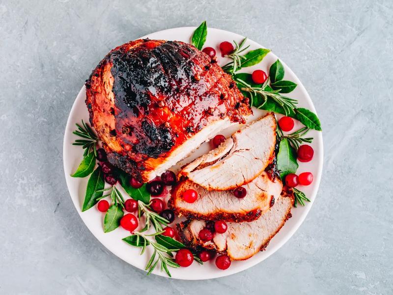 Cranberry-Orange Glazed Pork Tenderloin