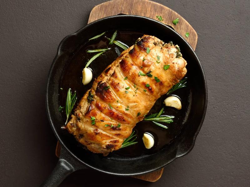 Garlic Rosemary Pork Tenderloin