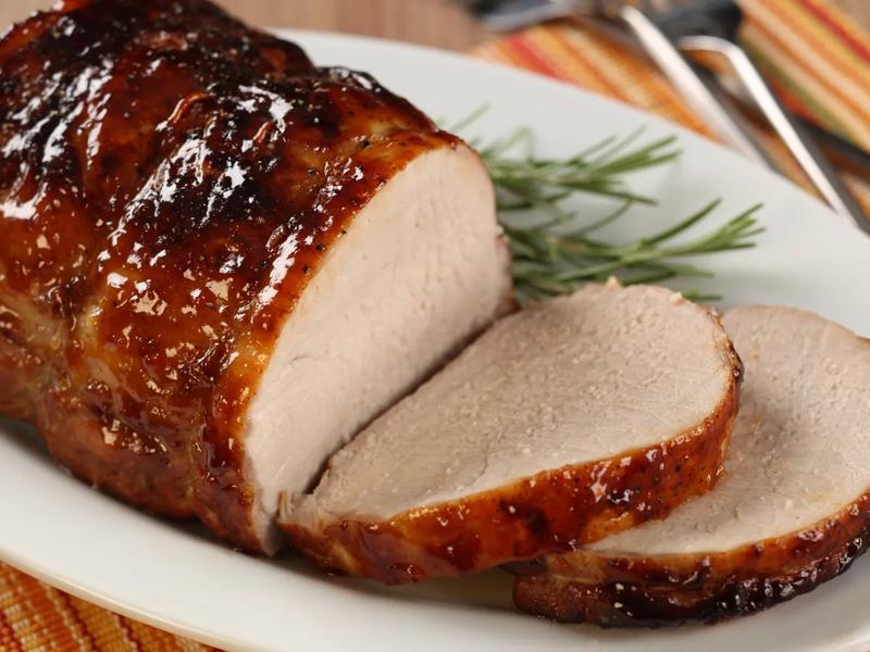Honey Balsamic Glazed Pork Tenderloin