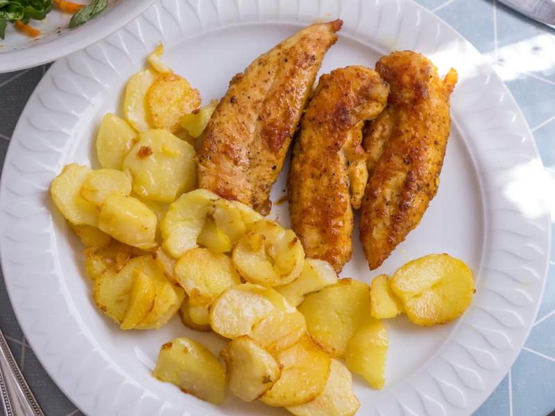 Pan-Seared Chicken with Herbed Potatoes