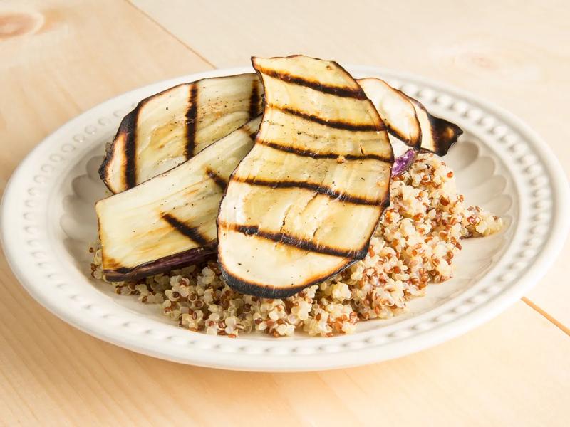 Grilled Eggplant and Quinoa Salad
