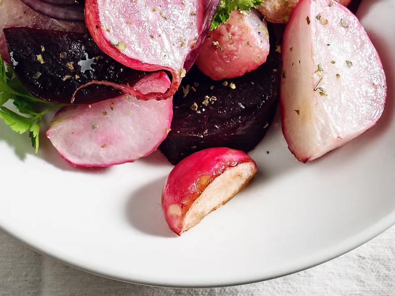 Roasted Beet and Radish Salad