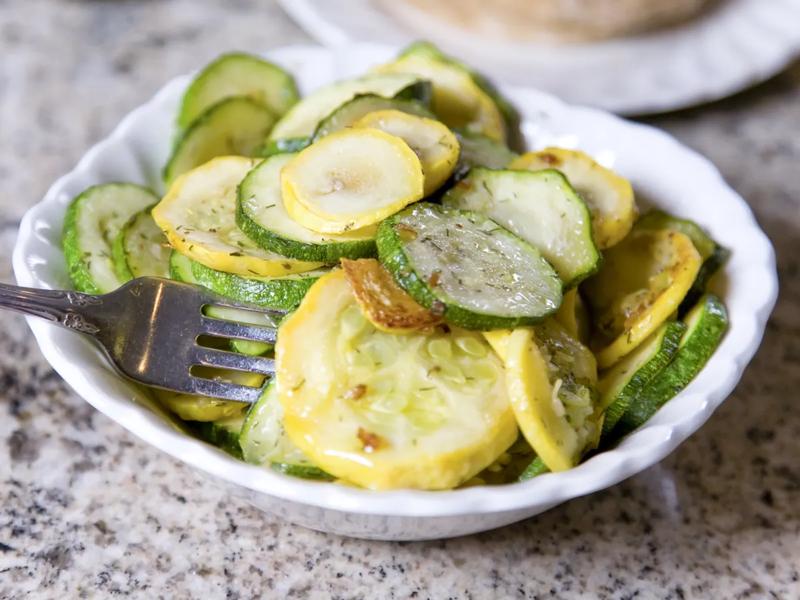 Zucchini and Summer Squash with Lemon and Dill