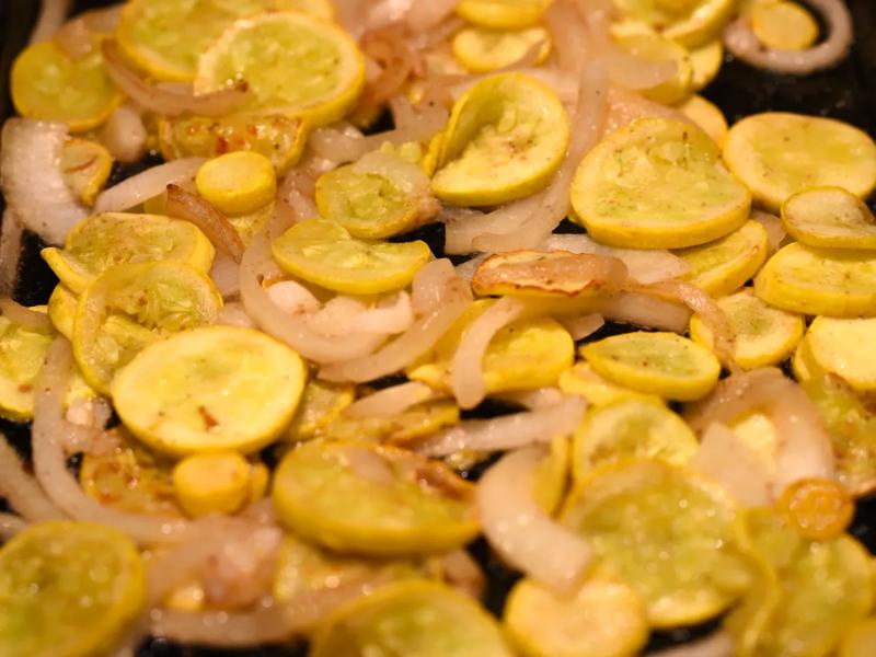 Sautéed Summer Squash and Onions