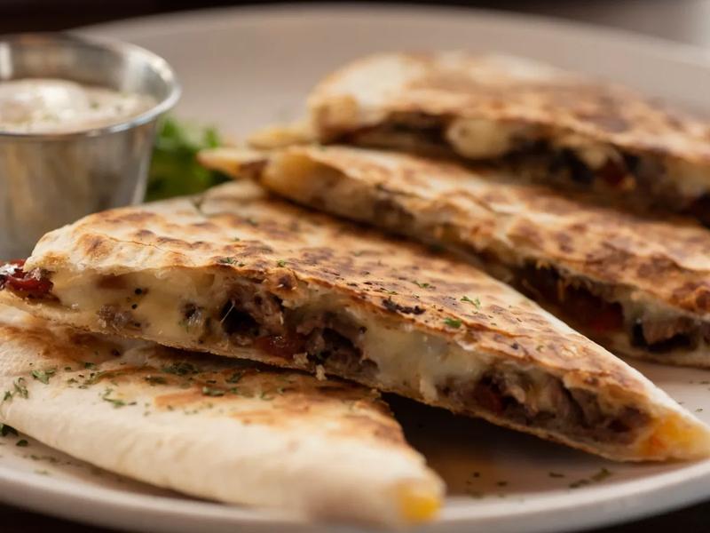 Cheesy Beef Quesadillas