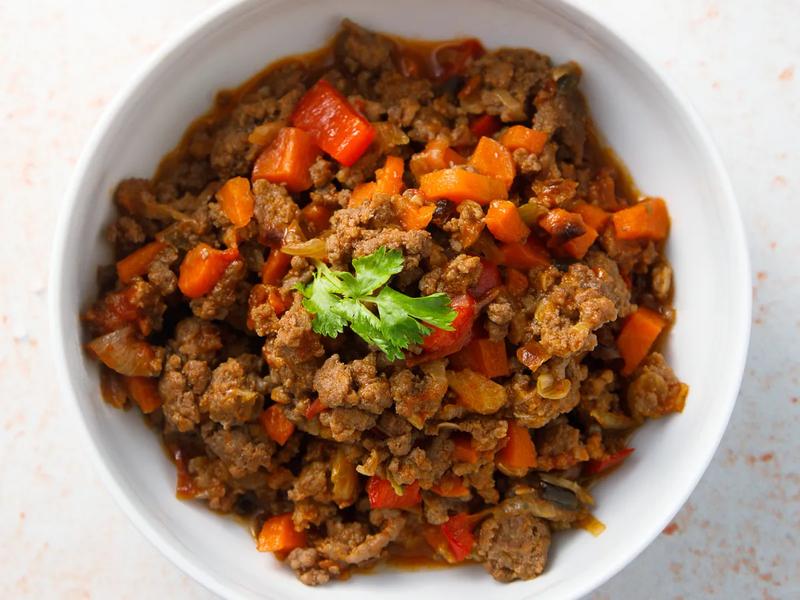 Turkey and Bell Pepper Skillet