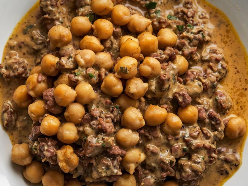 Coconut Curry Ground Turkey with Chickpeas