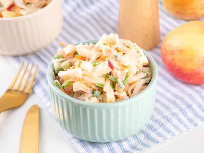 Turnip and Apple Slaw