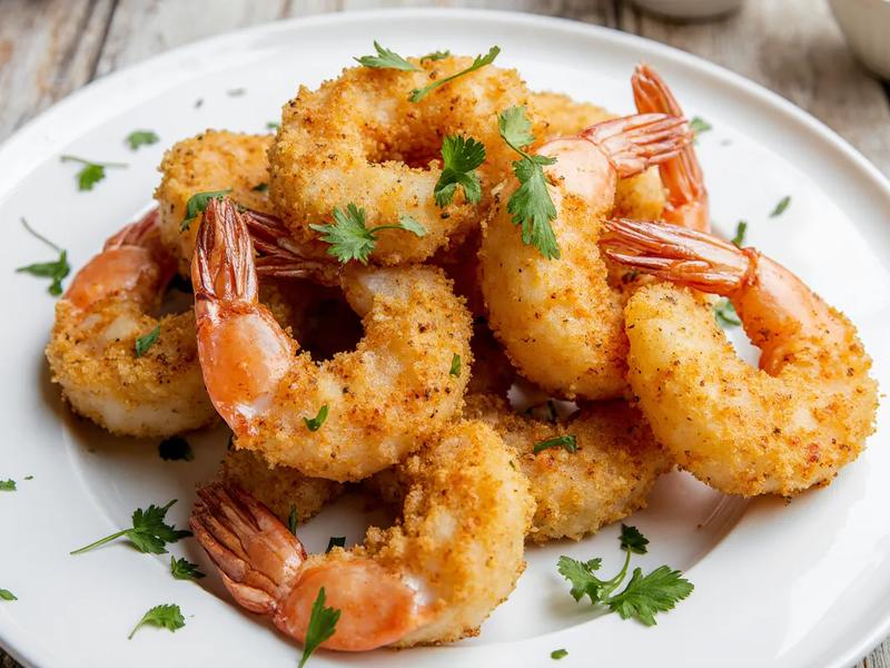Deep Fried Prawns