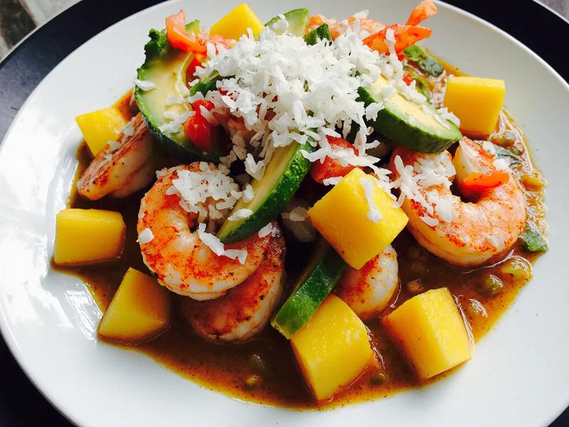 Mango Coconut Shrimp