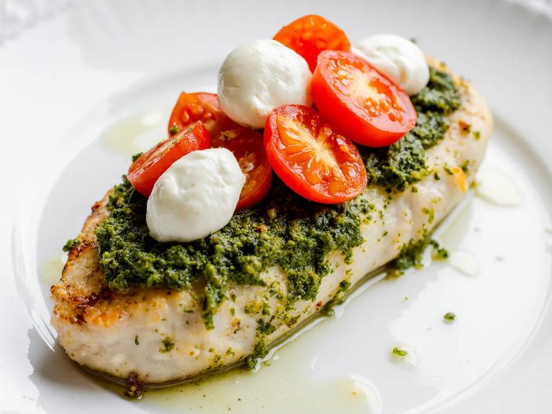 Baked Pesto Chicken
