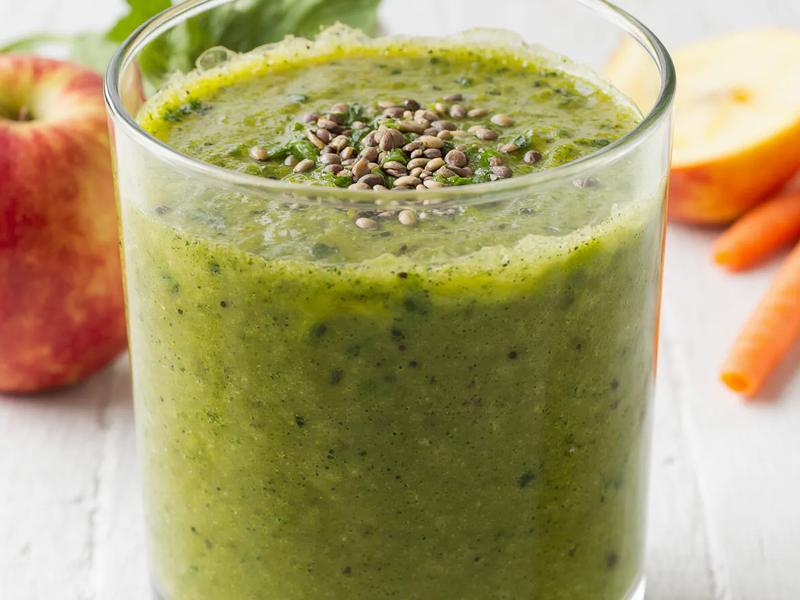 Orange, Carrot, and Ginger Green Juice