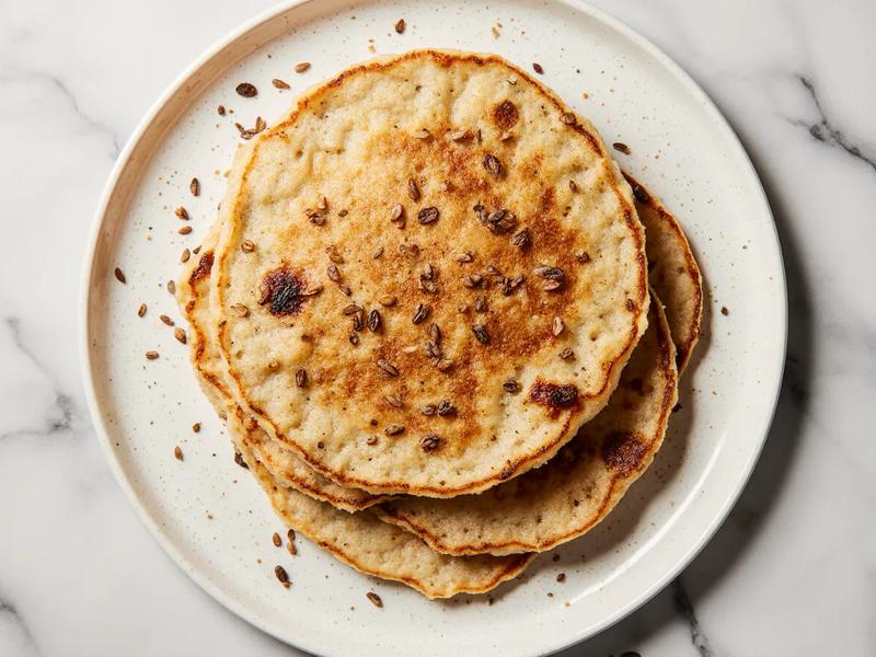 Banana Flax Pancakes