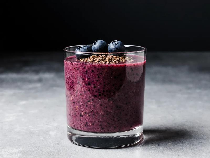 Cranberry and Flax Smoothie